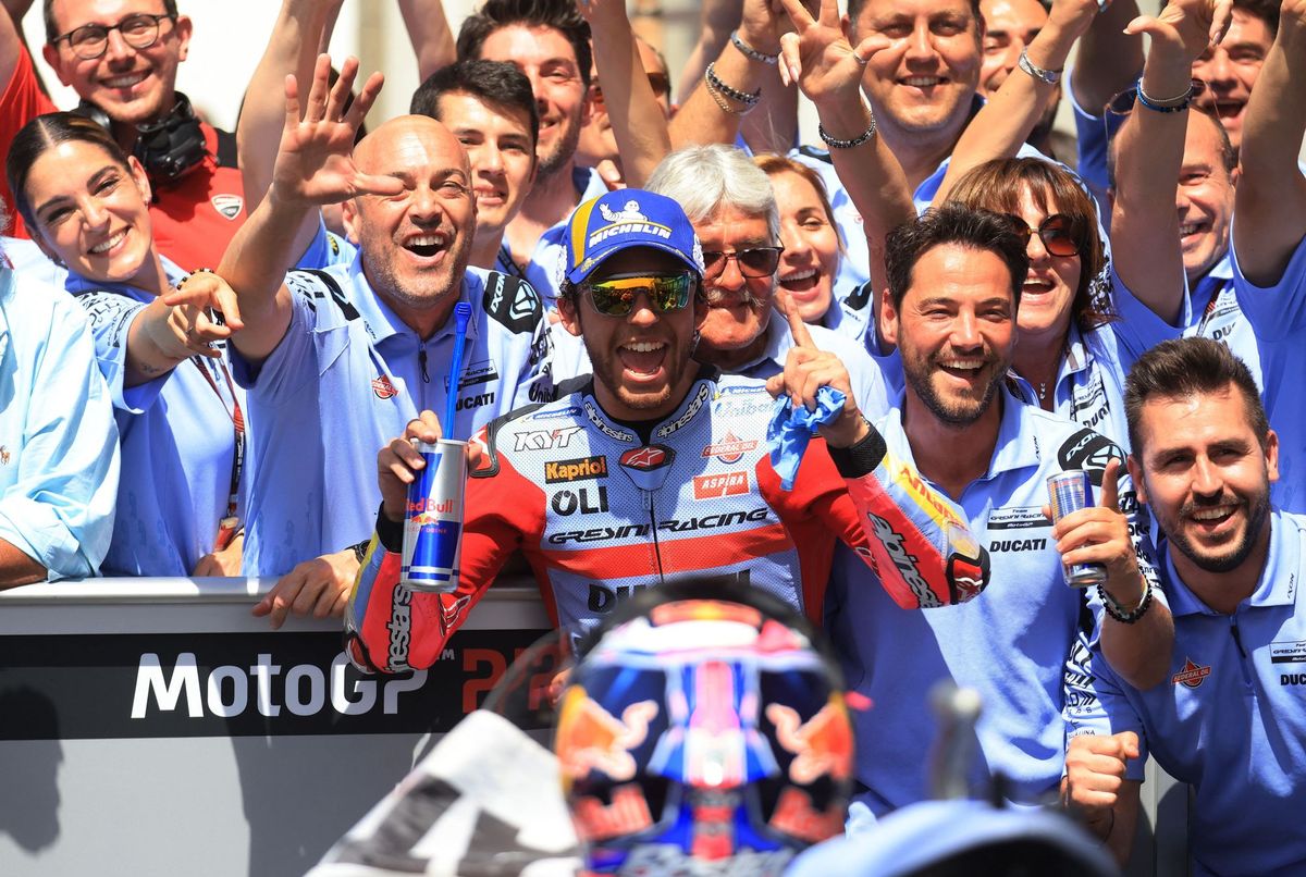 Bastianini, en plan bestia ganó el Gran Premio de Le Mans de MotoGP y ...